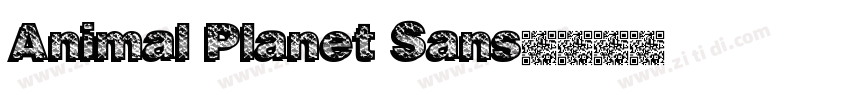 Animal Planet Sans字体转换